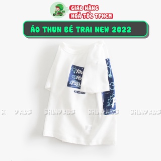 Áo bé trai áo thun cho bé in hình YOUNG ngộ nghĩnh chất cotton an toàn tuyệt đối cho bé