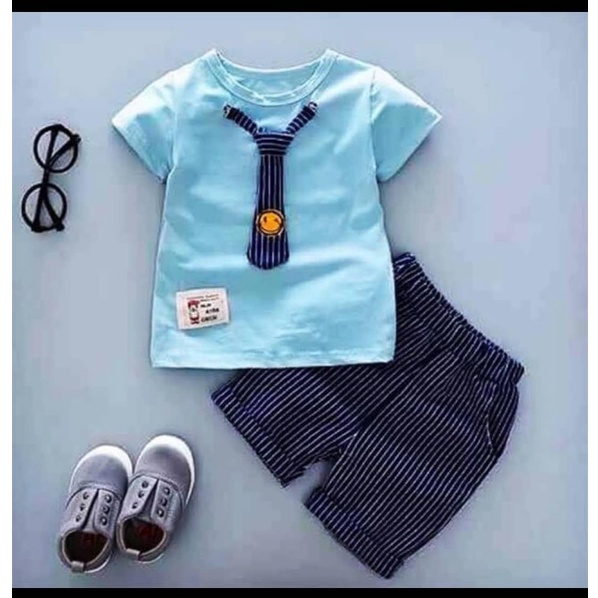 Bộ cà vạt cotton bé trai