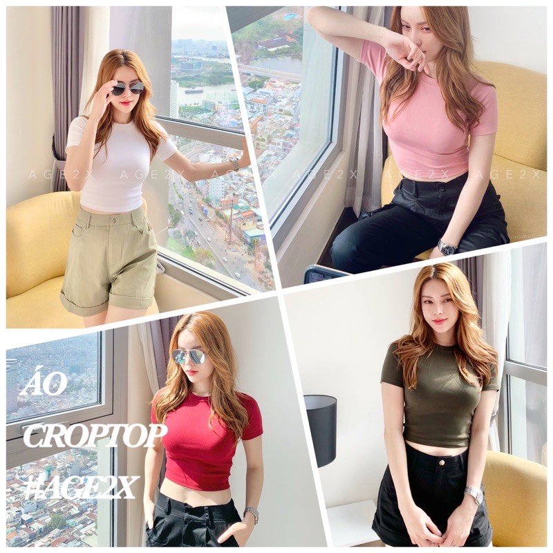 ÁO CROPTOP BODY AGE2X HÀNG #AGE2X khách yên tâm về chất lượng, hàng xuất đi 3 miền nhiều năm liền với chất lượng 3 không