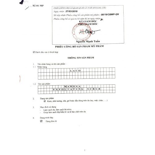 Tẩy da chết MAROSA  dạng kem giúp sạch sâu, mềm da, tái tạo da mới, hàng chính hãng | BigBuy360 - bigbuy360.vn