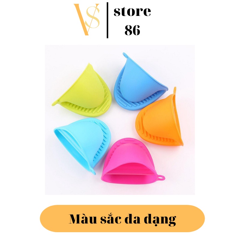 Miếng Nhắc Nồi Silicon, Miếng Nhắc Nồi Chồng Nóng, Chịu Nhiệt Cao, Có Móc Treo Tiện Dụng Cực HOT