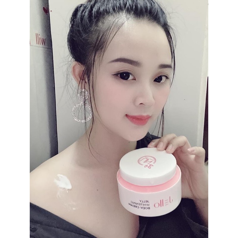 [KÍCH TRẮNG-DƯỠNG ẨM] - Kem dưỡng ẩm kích trắng body dùng ban đêm - Bật tông sau 7 ngày - JELLO UNBC CREAM