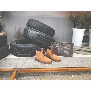 GIÀY DA LỘN CỔ CAO CHỐNG NƯỚC - DÁNG TIM.BER