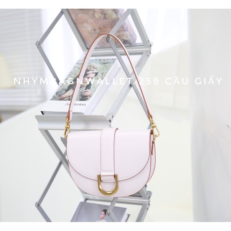 Túi dáng bầu yên ngưạ size to da lì