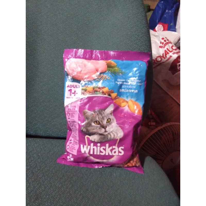Mèo tím Whiskas Thức ăn cho mọi mèo vị cá Biển