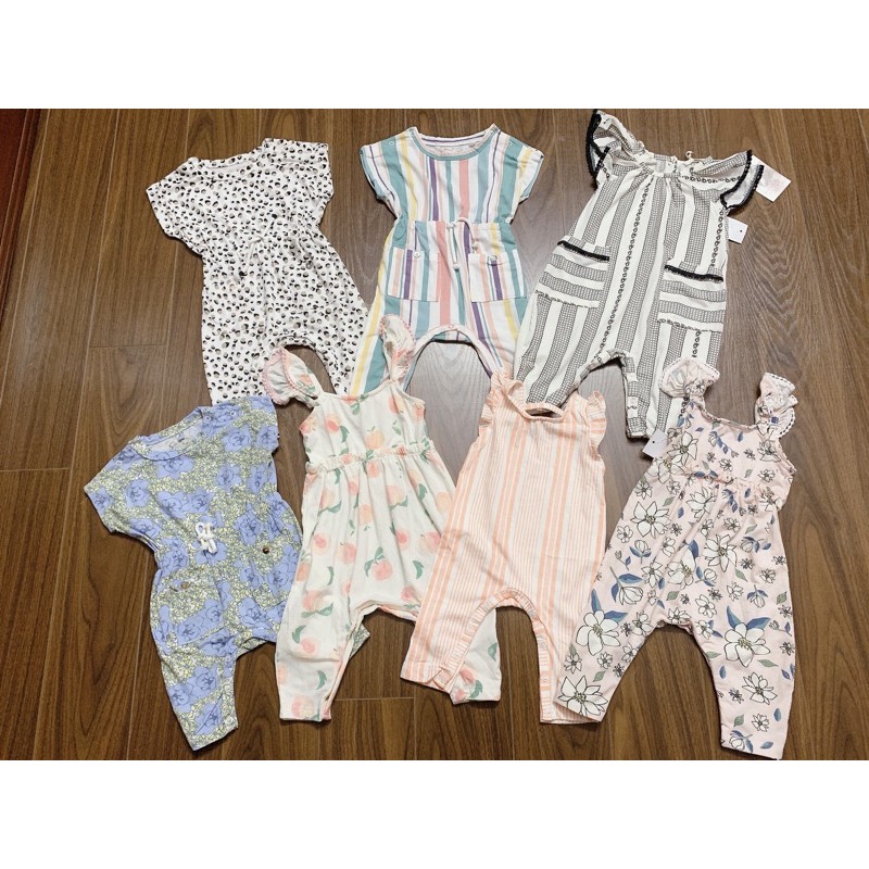 Jumpsuit xuất dư size 0/3m-24m (4-12kg)