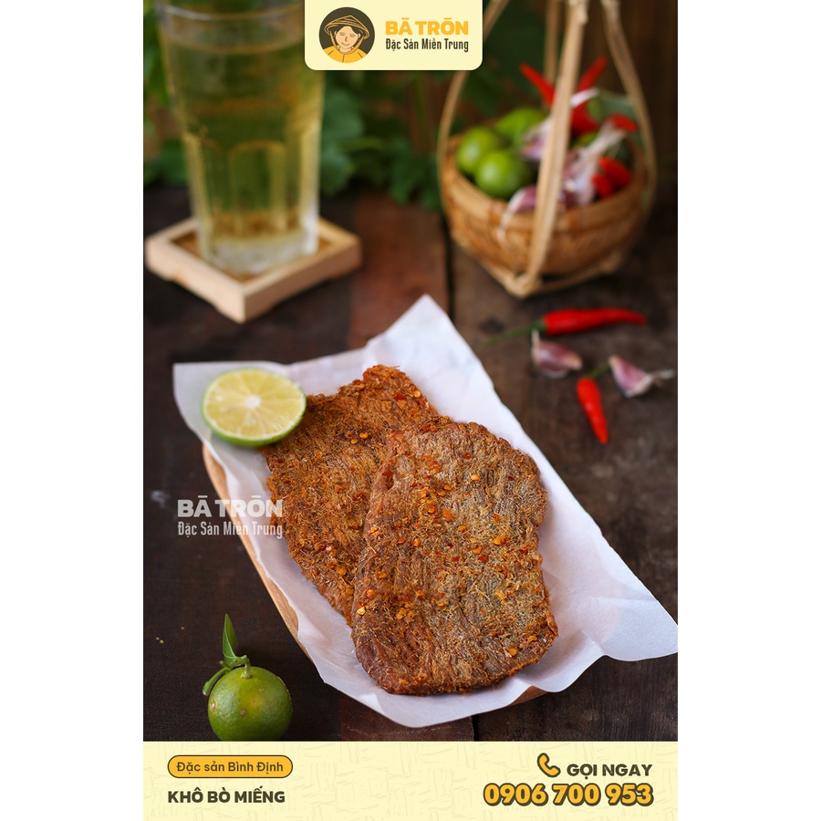 [Hàng Tuyển]_Khô Bò Miếng Loại 1_Nguyên Chất
