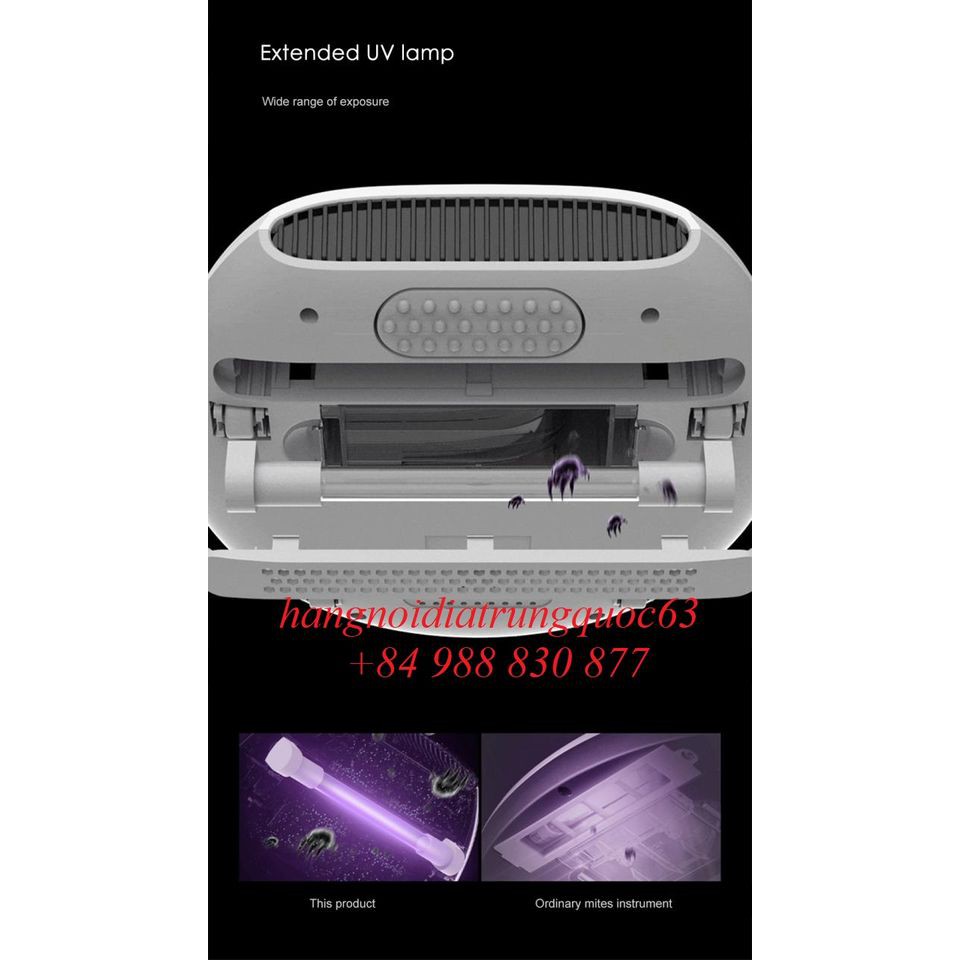 Máy Hút Bụi Khử Khuẩn Vệ Sinh Giường Nệm Deerma CM800 Trắng (White) Chính Hãng BH 6 tháng | BigBuy360 - bigbuy360.vn