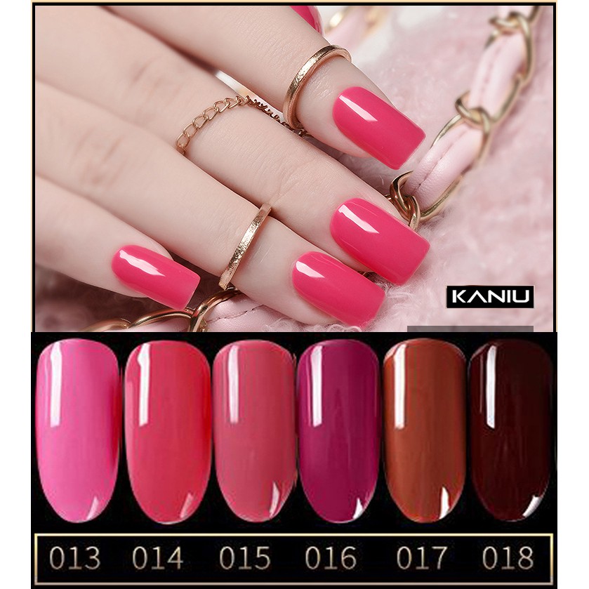 Bán lẻ chọn màu sơn gel kaniu chăm sóc trang trí móng làm nail shop kho đá chân keo