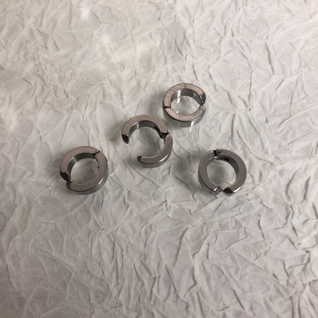 Khuyên tai tròn kẹp tai phong cách đường phố dành cho nam và nữ 23B178