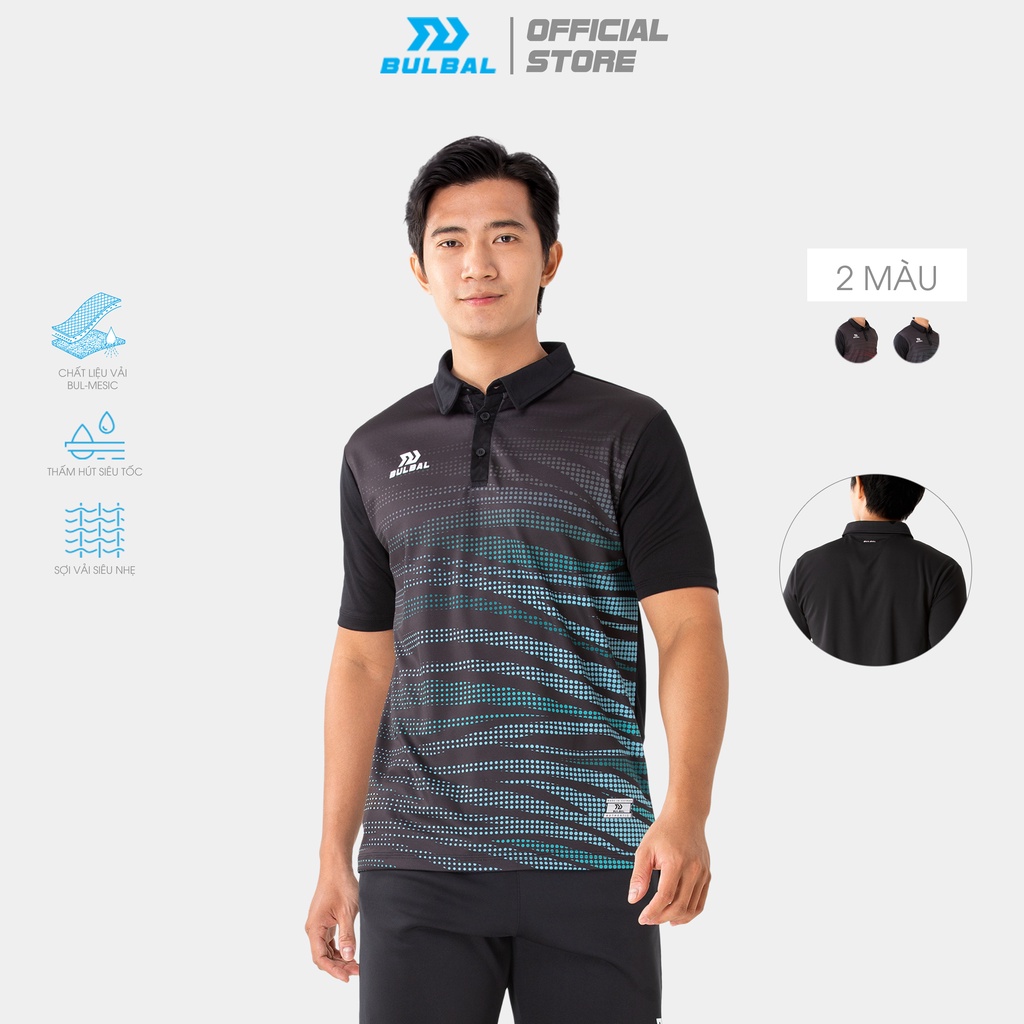 Áo cầu lông nam Bulbal Badminton SS22 chuyên nghiệp, chất vải mè Bul-Mesic, Dùng Trong Tập Luyện Và Thi Đấu Cầu lông