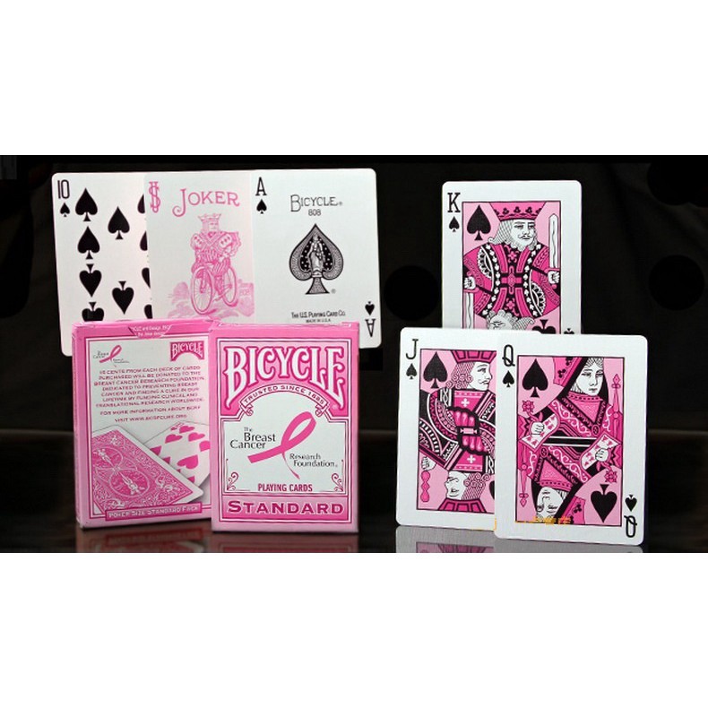 Bicycle Pink Ribbon Playing Cards Poker USPCC Collectible Deck Magic Card Games Magic Tricks Props