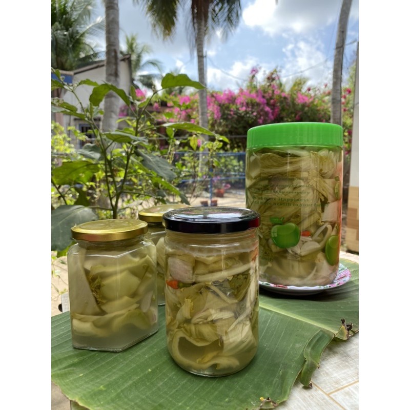 Hũ Thuỷ Tinh Tròn 330ml, Nắp Thiếc, Dùng Đựng Thực Phẩm, Miệng Hũ Rộng Dễ Vệ Sinh. | BigBuy360 - bigbuy360.vn