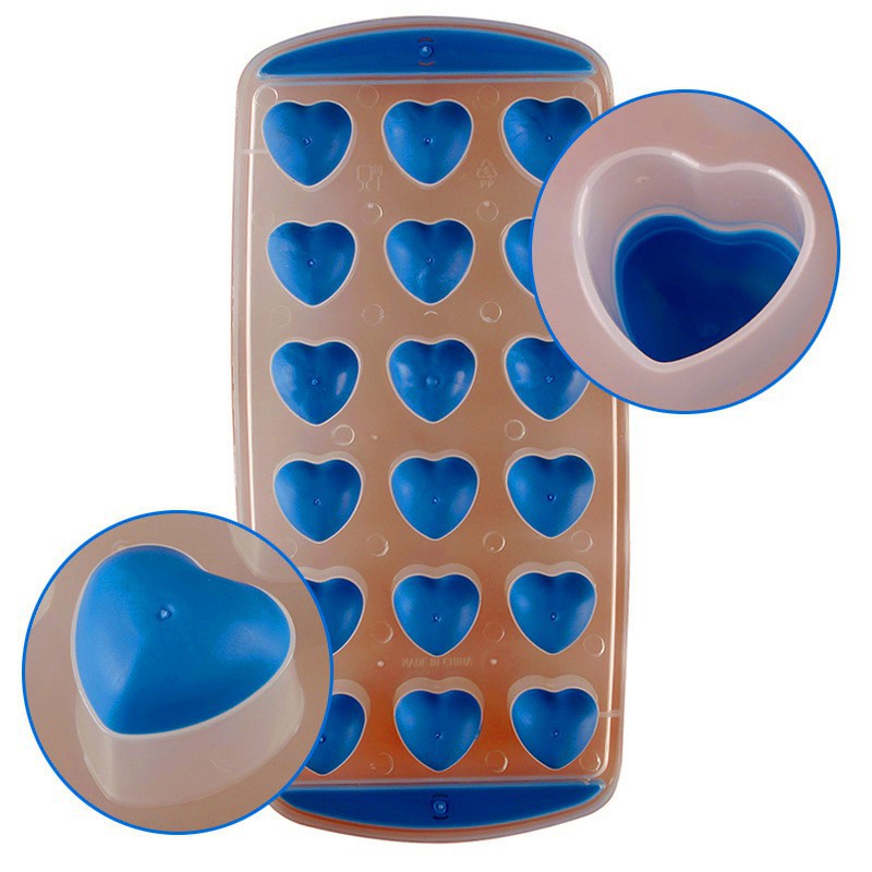 Khuôn Silicone làm Sô cô la, đá, thạch Pudding
