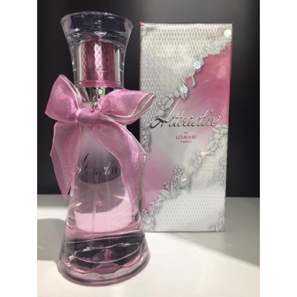 Nước hoa nữ Lomani Attractive Eau De Parfum 100ml- nhẹ nhàng, quyến rũ - hàng Pháp
