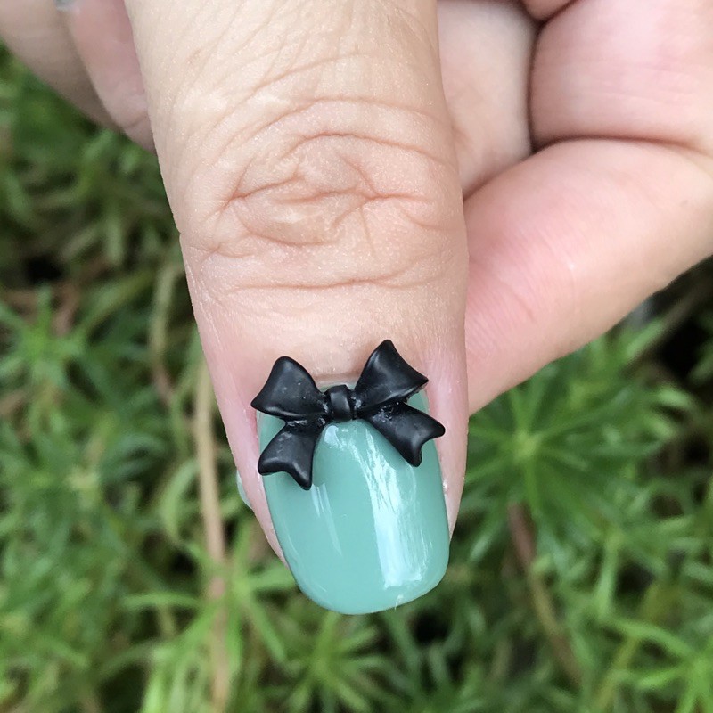 Charm nơ đính móng-phụ kiện nail