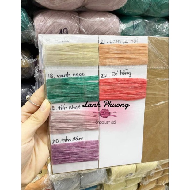 Sợi Cọ Giấy AIRY móc túi, ví mũ