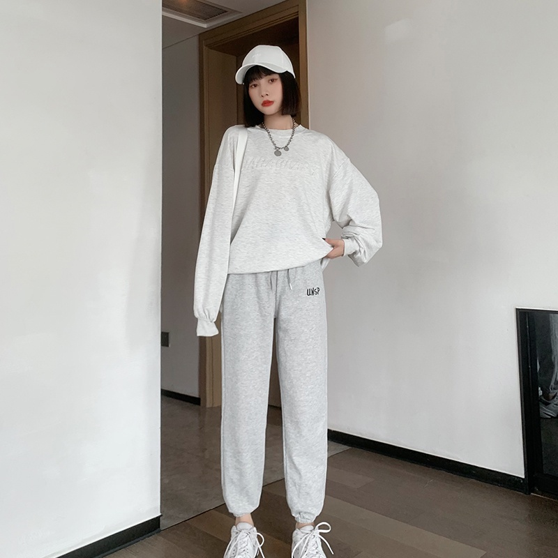 NRVP Quần Thể Thao Ống Rộng Phong Cách Hàn Quốc