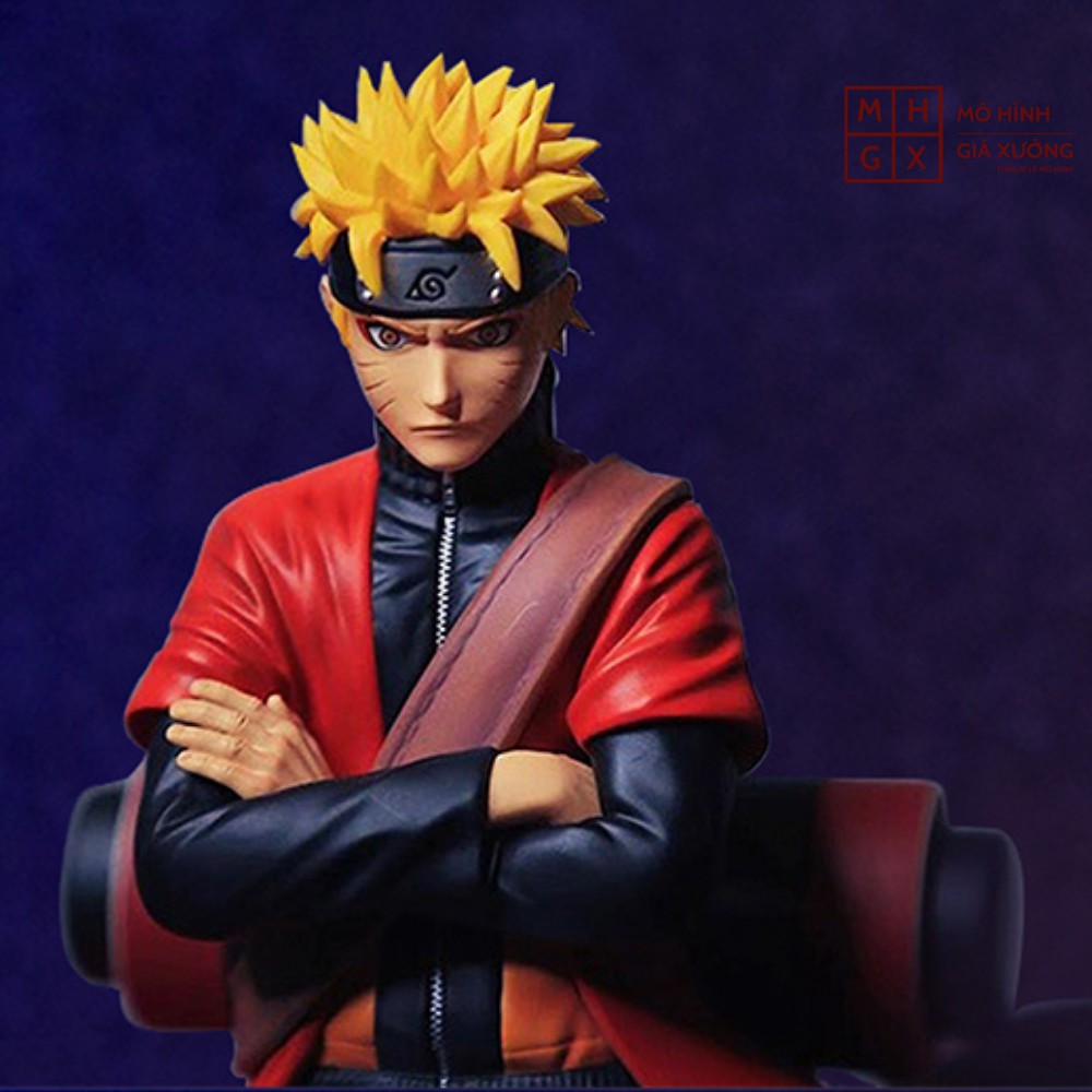 Mô hình Naruto hiền nhân cao 30cm tỉ lệ 1/6  hàng siêu to siêu chất lượng hokage làng lá jinchuriki cửu vĩ figure naruto