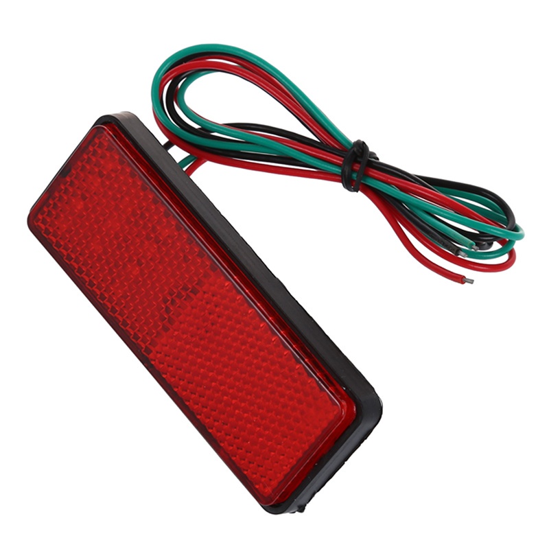 2x LED Red Reflector Tail Brake Stop Marker Light Truck Trailer ATV RV Motor SUV