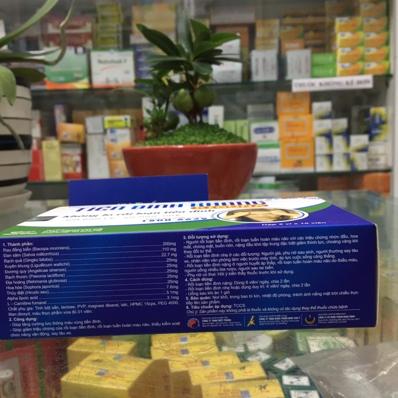 ✅ [Chính Hãng] Tiền Đình Khang KIGONA , TIỀN ĐINH KHANG Kigona Eloge hộp 30 viên)-Rối loạn tiền đình, đau đầu, hoa mắt