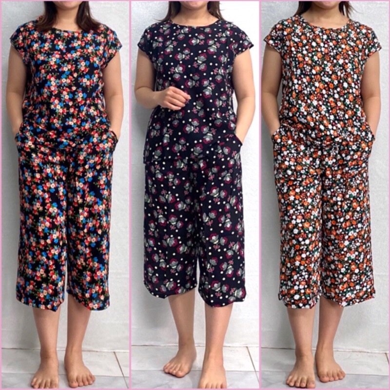 Bộ Lanh Lửng Anh Thư Áo Sát Nách Mặc nhà Cho Mẹ Cho bà, Bộ mặc Nhà Trung Niên Cho Người Trung tuổi Lớn Tuổi