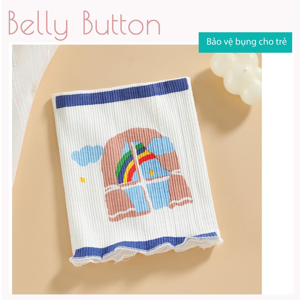 Đai nịt quấn bụng cho trẻ sơ sinh chất liệu cotton giữ ấm bụng cho bé sơ sinh