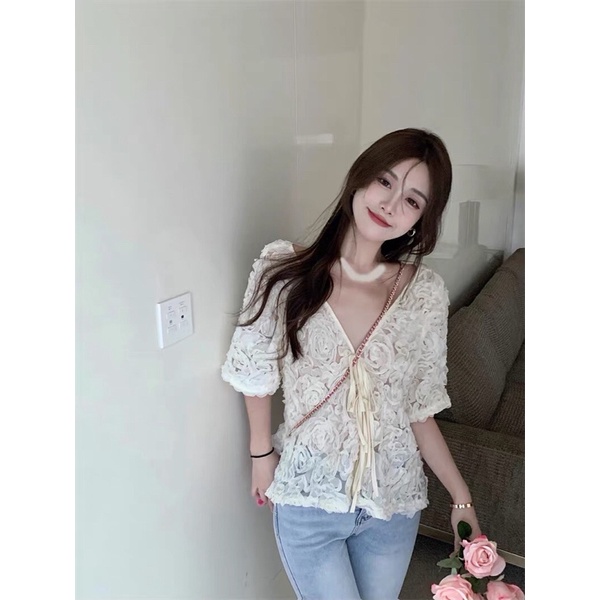 ✨💕Áo hoạ tiết hoa