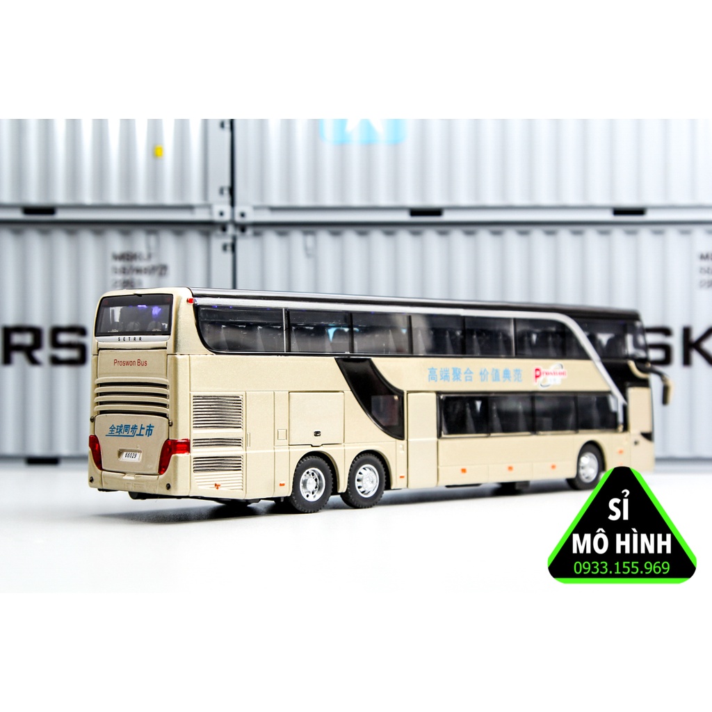 Mô hình xe khách xe bus hai tầng