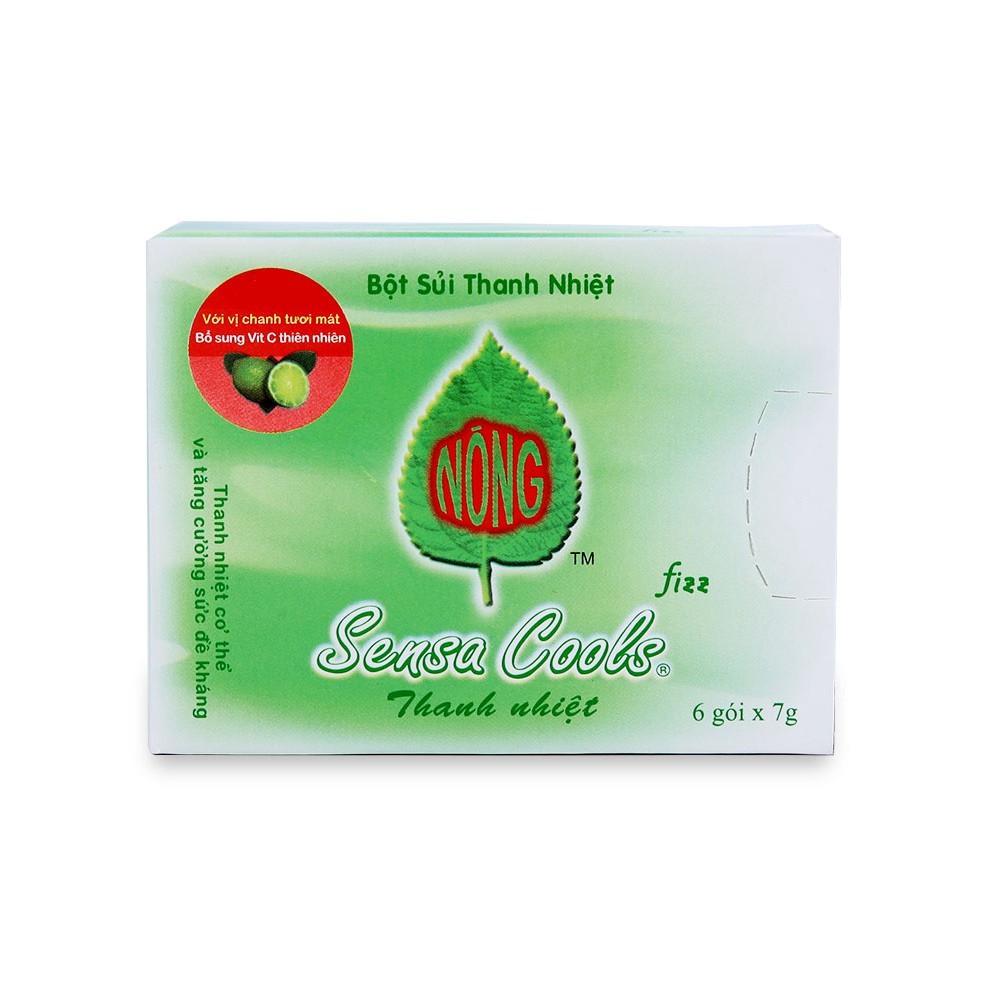 SENSA COOLS FIZZ - Bột sủi thanh nhiệt [Sensacool]