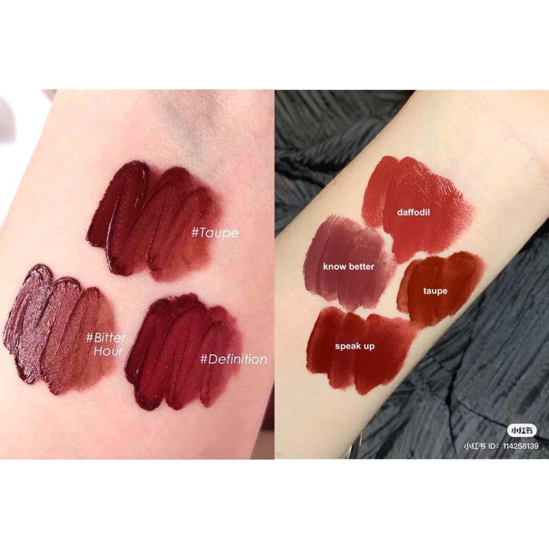 🔥Son kem 3CE VELVET LIP TINT Bitter Hour Taupe Definition🔥
