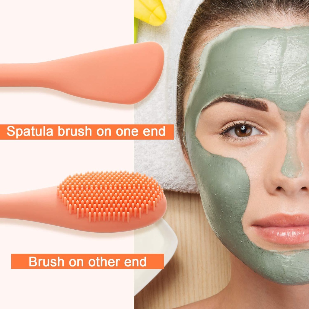 Cọ Đắp Mặt Nạ Tẩy Tế Bào Chết Thiết Kế Hai Đầu Tiện Dụng
