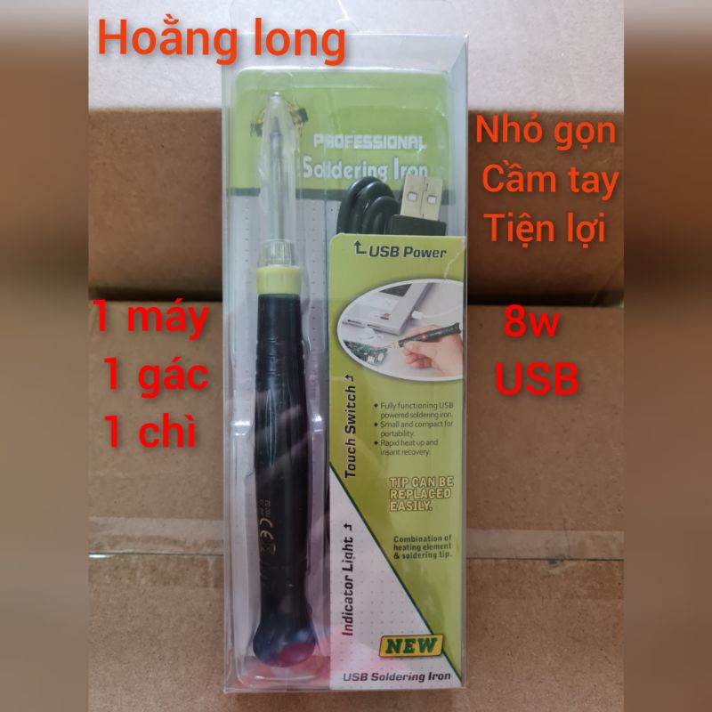 mỏ hàn cầm tay usb 5v cầm tay 8w