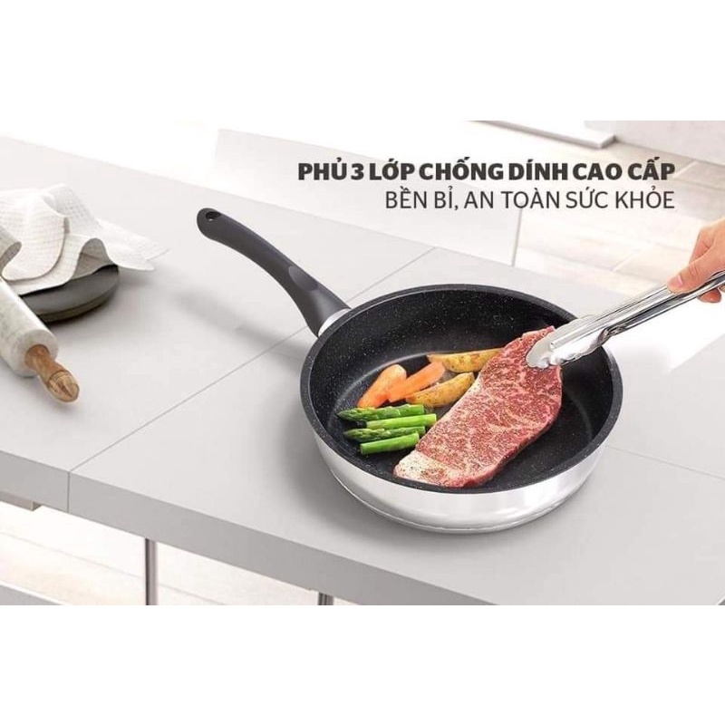 Hàng thanh lý siêu rẻ - chảo inox 5 đáy sunhouse