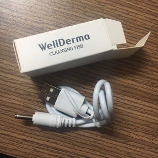 Dây sạc máy rửa mặt HÀN QUỐC chính hãng wellderma ( dòng máy rửa mặt cá