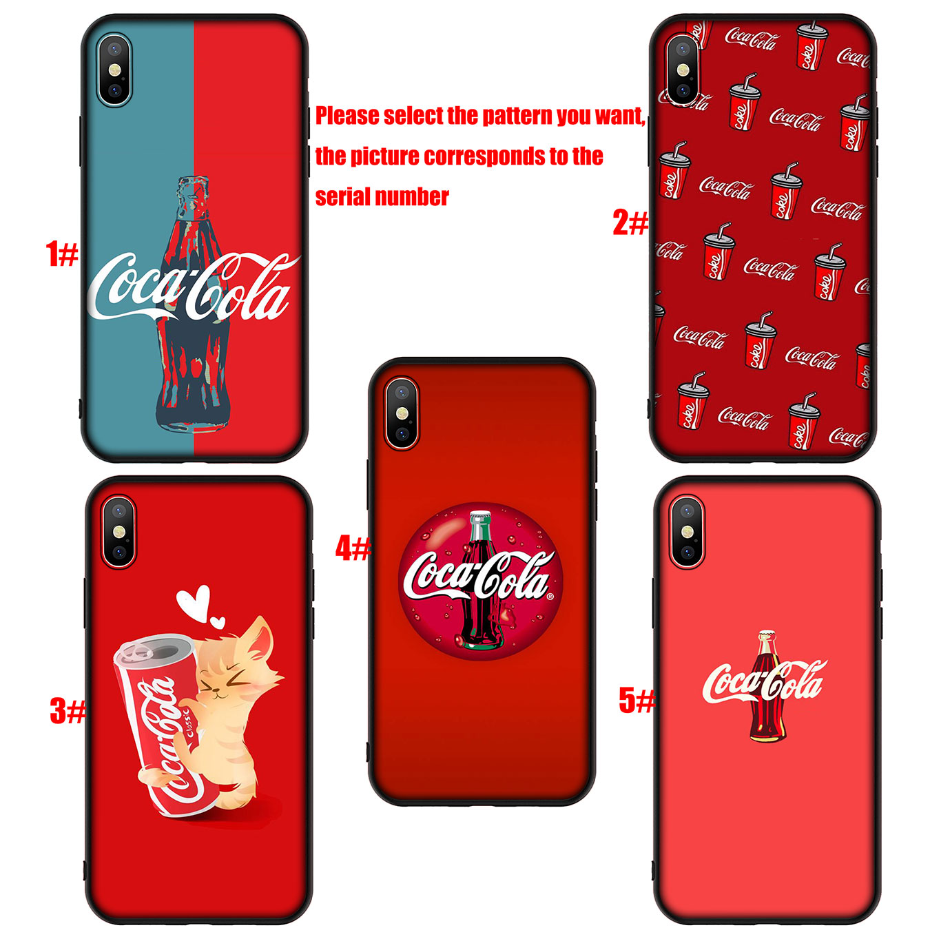 Samsung Galaxy Note 20 Ultra Note 10 Plus  Lite 8 9 S7 Edge M11 Phone Case Soft Silicone Casing B102 Coca Cola Coke S