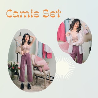 [Mã SKAMLTSM9 giảm 10% đơn 99K] Set Camie Tím quần và áo