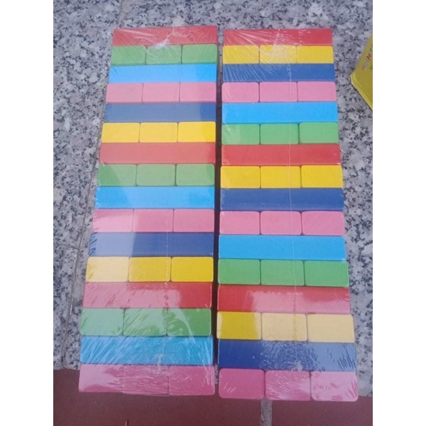 Bộ rút gỗ màu loại to, kèm xúc xắc