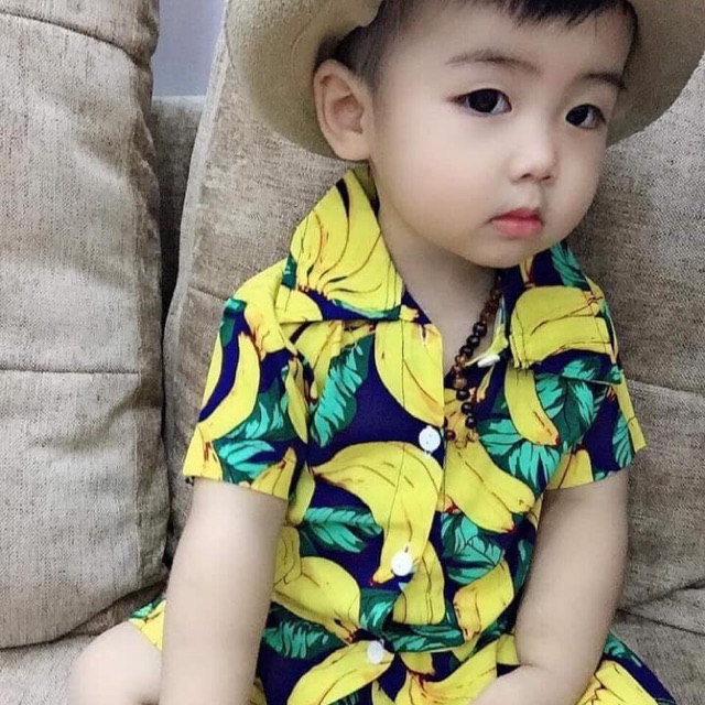 Bộ lanh hoa quả trẻ em