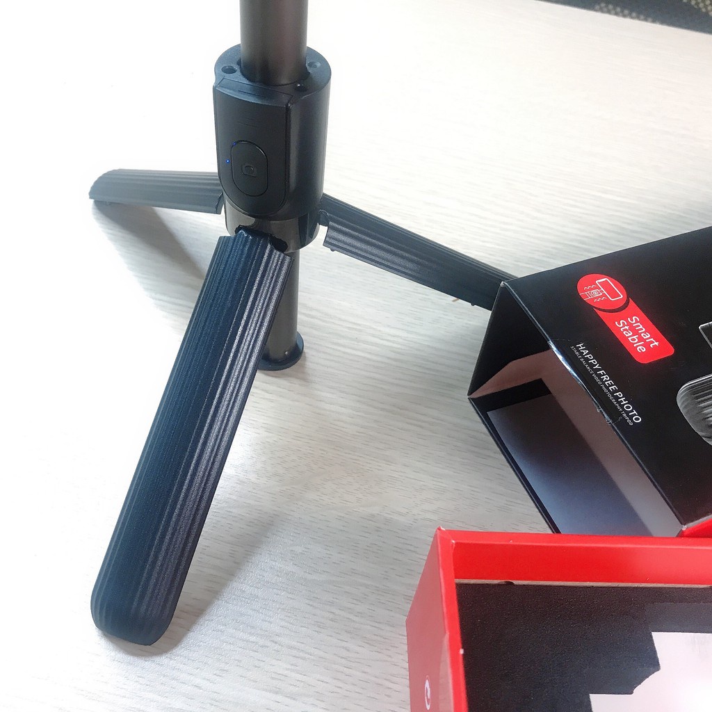 Tay Cầm Chống Rung Điện Tử[FREESHIP] Gimbal L08 Có Bluetooth -Có Chân Đỡ Tự Đứng - Kéo Dài Tới 86cm[hulako]