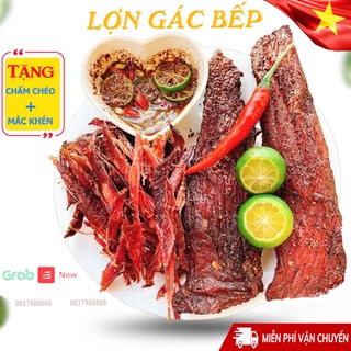 Thịt Lợn Gác Bếp 500G Tây Bắc Siêu Ngon Thơm Lừng Mắc Khén (TẶNG CHẨM CHÉO)