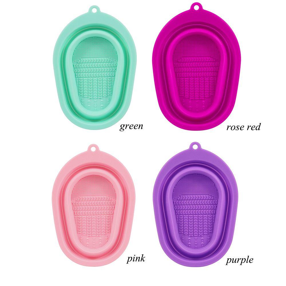 Miếng Silicone Vệ Sinh Cọ Trang Điểm Có Thể Gấp Gọn Tiện Lợi