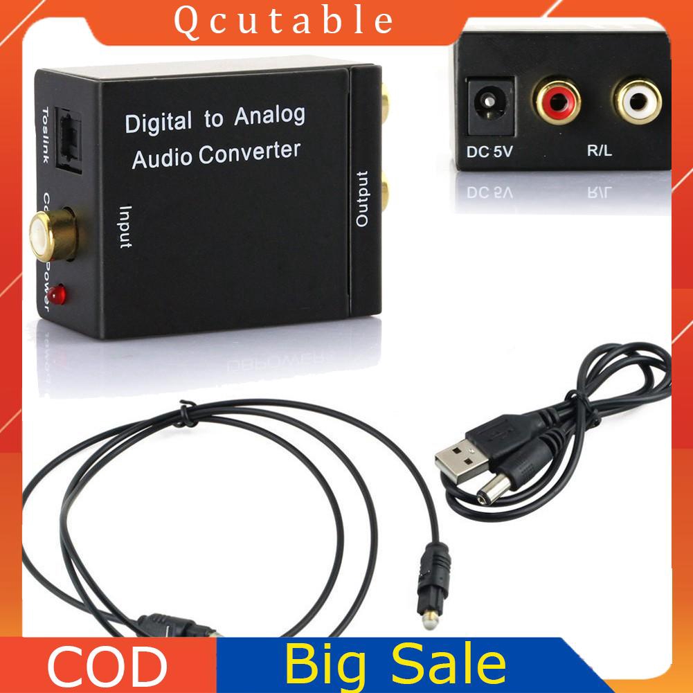 Đầu chuyển đổi âm thanh Coaxial Toslink RCA L / R