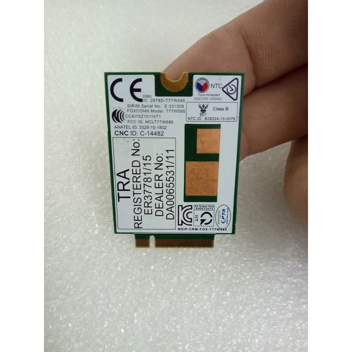 Card wwan 4G HP LT4120 dùng cho laptop HP core i thế hệ 6,7 như: 820 G3, 840 G3, 850 G3, Folio 1040 G3, Zbook 15 G3,G4