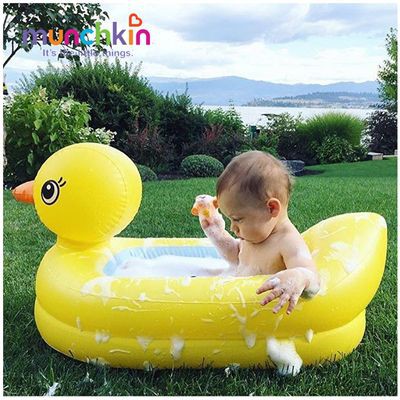 CHẬU TẮM PHAO VỊT VÀNG ĐÁNG YÊU CHO BÉ MUNCHKIN SIÊU CUTE