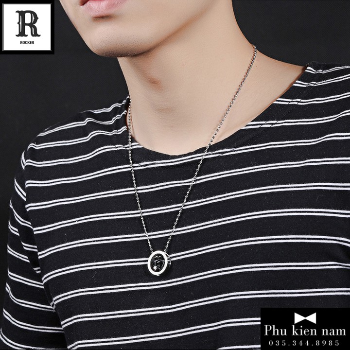 Vòng cổ đôi Rocker - Mã VC019
