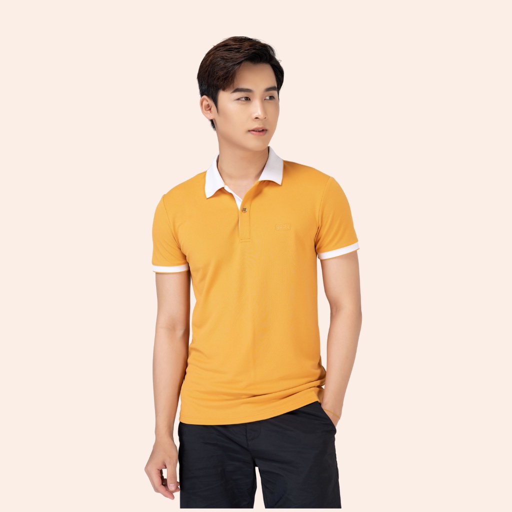 Áo Polo nam Yody phông cộc tay, vải cotton cafe APM3635