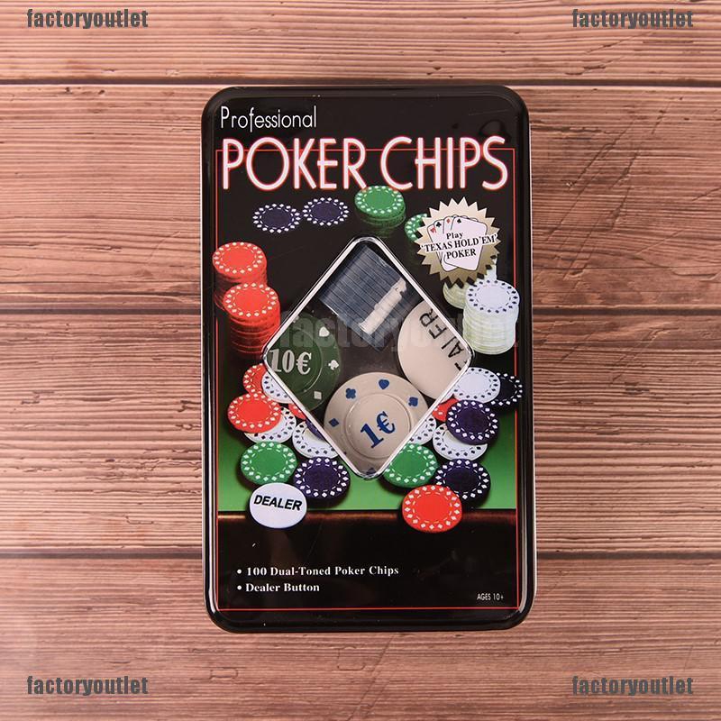 100 phỉnh Poker bằng nhựa chuyên nghiệp