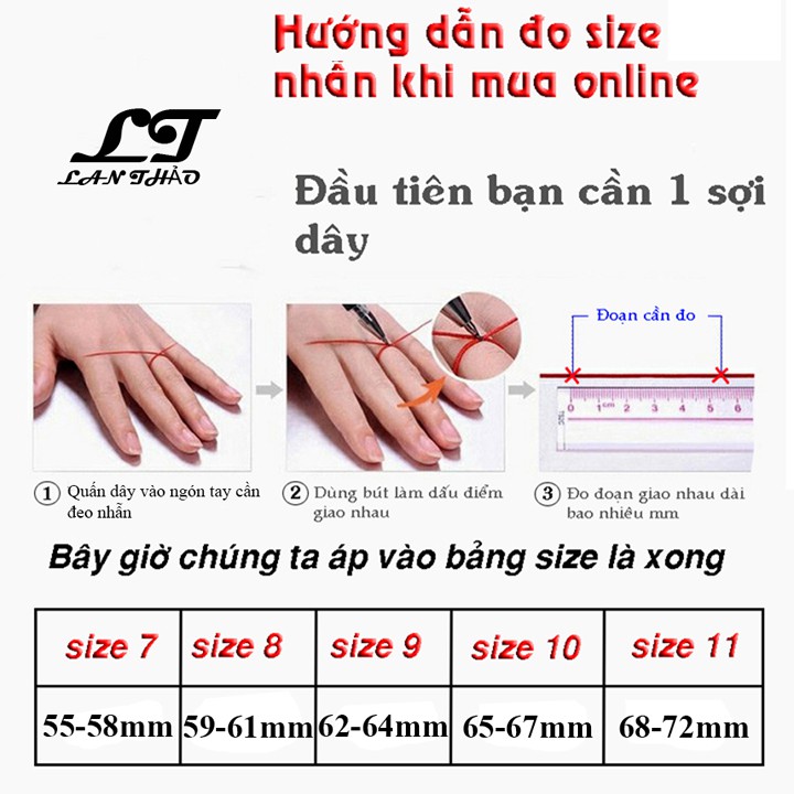 Nhẫn phong thủy BÁT NHÃ TÂM KINH bình an, may mắn bảng 6li MNH075-1