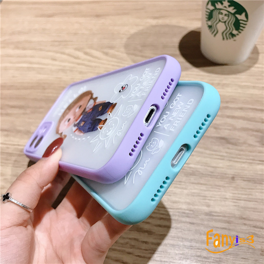 Iphone 8 7 6 6s Plus Ốp Lưng Điện Thoại Nhựa Mềm Hình Cô Gái Đáng Yêu | BigBuy360 - bigbuy360.vn